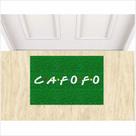 Tapete cafofo verde bandeira 60x40 cm