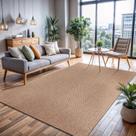 Tapete CAMILSON Easy Jute, 6 x 9 pés, interior e exterior, cor natural