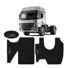 Tapete Caminhão 2 Peças específico Mercedes Benz Atego 2020 2021 PVC