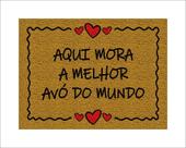 Tapete Capacho Aqui Mora A Melhor Avó Do Mundo
