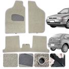 Tapete Capacho automotivo carro Gol G2 G3 G4 G5 G6 Highline Traseiro Inteirço Premium 3 peças