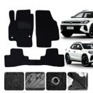 Tapete Capacho Automotivo Novo Tera Comfort High Tsi Mpi 2025 2026 Cor Preta Mágico 12mm Luxo 3 pçs
