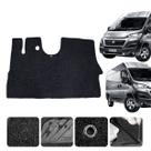 Tapete Capacho Automotivo para Fiat Ducato 1 peça 1997 a 2018 Peça Dianteira Somente Cor Preta Sem Odor