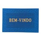Tapete Capacho Bem Vindo Emborrachado Antiderrapante Para Porta - Material PVC
