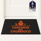 Tapete Capacho Cantinho Churrasco 80x40cm Churrasqueira Area