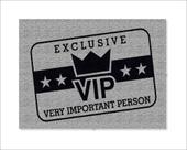 Tapete Capacho Carimbo VIP