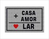 Tapete Capacho Casa + Amor