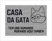 Tapete Capacho Casa Da Gata