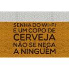Tapete Capacho Cerveja E Wi-Fi 60X40