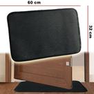 Tapete capacho de entrada limpa pé de entrada emborracado ecologico 60 x 32 cm preto