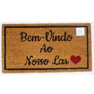 Tapete capacho de porta impresso natural variado - 33x60cm - casual home