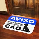 Tapete Capacho Decorativo APROVADOS PELO CÃO 60x40cm