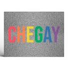 Tapete Capacho Decorativo Chegay Letras Coloridas Tapete Capacho Decorativo Chegay Letras Coloridas