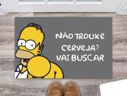 Tapete Capacho Decorativo Entrada Porta Sala Não trouxe cerveja Vá buscar