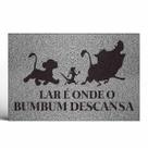 Tapete Capacho Decorativo Lar é onde o bumbum descansa