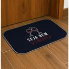 Tapete Capacho Decorativo Seja Bem Vinho 34x60cm C3791 Tapete Capacho Decorativo Seja Bem Vinho 34x60cm C3791