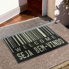 Tapete Capacho Divertido PVC 57x37 antiderrapante