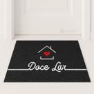 Tapete Capacho Doce Lar 60x40 Amor Love Casa Entrada Apto