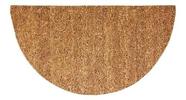 Tapete Capacho Emborrachado Divertido Sala Entrada 60x33cm Cor Meia-lua-natural-lisa
