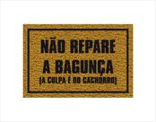 Tapete Capacho Emborrachado Personalizado Pet Cachorro 60x40 - Ouro