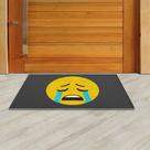 Tapete Capacho Emoji Chorando 60x40 cm Tapete Capacho Emoji Chorando 60x40 cm