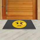 Tapete Capacho Emoji Doente 60x40cm