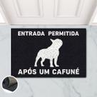 Tapete Capacho Entrada Cafuné Bulldog 60x40 Cachorro Pet