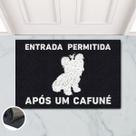 Tapete Capacho Entrada Cafuné Yorkshire 60x40 Cachorro York