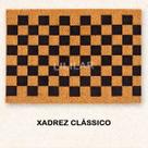 Tapete Capacho Entrada Vinílico PVC Base Emborrachada Antiderrapante Durável Lavável COR:XADREZ CLÁSSICO Tapete Capacho Entrada Vinílico PVC Base Emborrachada Antiderrapante Durável Lavável COR:XADREZ CLÁSSICO