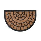 Tapete Capacho Fibra de Coco 40x60cm Meia Lua Texas 03 Corttex