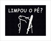 Tapete Capacho Flork Limpou o Pezinho