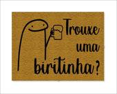 Tapete Capacho Flork Trouxe uma Biritinha