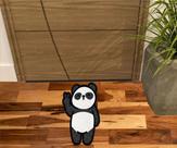 Tapete Capacho Panda No formato 80X40 cm