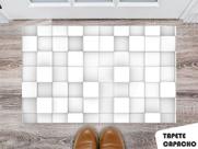 Tapete Capacho Personalizado Branco Piso Tapete Capacho Personalizado Branco Piso