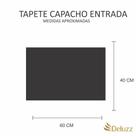 Tapete Capacho Personalizado Corações Brancos, Fundo Verde Água Tapete Capacho Personalizado Corações Brancos, Fundo Verde Água