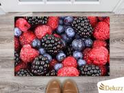 Tapete Capacho Personalizado Divertido Coleção Estampas Frutas