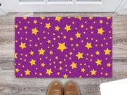 Tapete Capacho Personalizado Divertido Estrelas