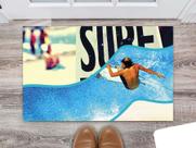 Tapete Capacho Personalizado Divertido Surf Surfista Montagem Tapete Capacho Personalizado Divertido Surf Surfista Montagem
