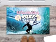 Tapete Capacho Personalizado Divertido Surf Waikiki Tapete Capacho Personalizado Divertido Surf Waikiki