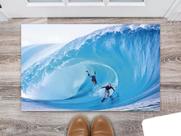 Tapete Capacho Personalizado Divertido Surfistas Caindo Tapete Capacho Personalizado Divertido Surfistas Caindo