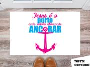 Tapete Capacho Personalizado Jesus é o Porto