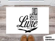 Tapete Capacho Personalizado João eu Sou Livre