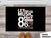 Tapete Capacho Personalizado Let The Music Tapete Capacho Personalizado Let The Music
