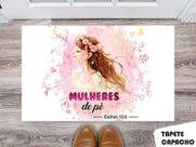 Tapete Capacho Personalizado Mulheres de Pé