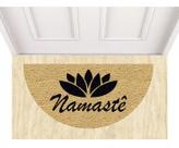 Tapete Capacho Personalizado Namastê 60 cm x 30 cm Tapete Capacho Personalizado Namastê 60 cm x 30 cm