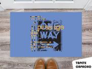 Tapete Capacho Personalizado One Way