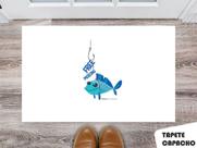 Tapete Capacho Personalizado Peixe Free Piercing