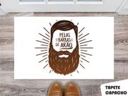 Tapete Capacho Personalizado Pelas Barbas de Arão Tapete Capacho Personalizado Pelas Barbas de Arão