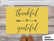 Tapete Capacho Personalizado Thankful Grateful Tapete Capacho Personalizado Thankful Grateful