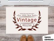 Tapete Capacho Personalizado Vintage